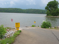 the Fields Landing boat ramp