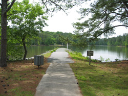 the Proctor Landing fishing jetty