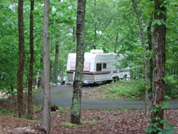 a Lake Allatoona campsite